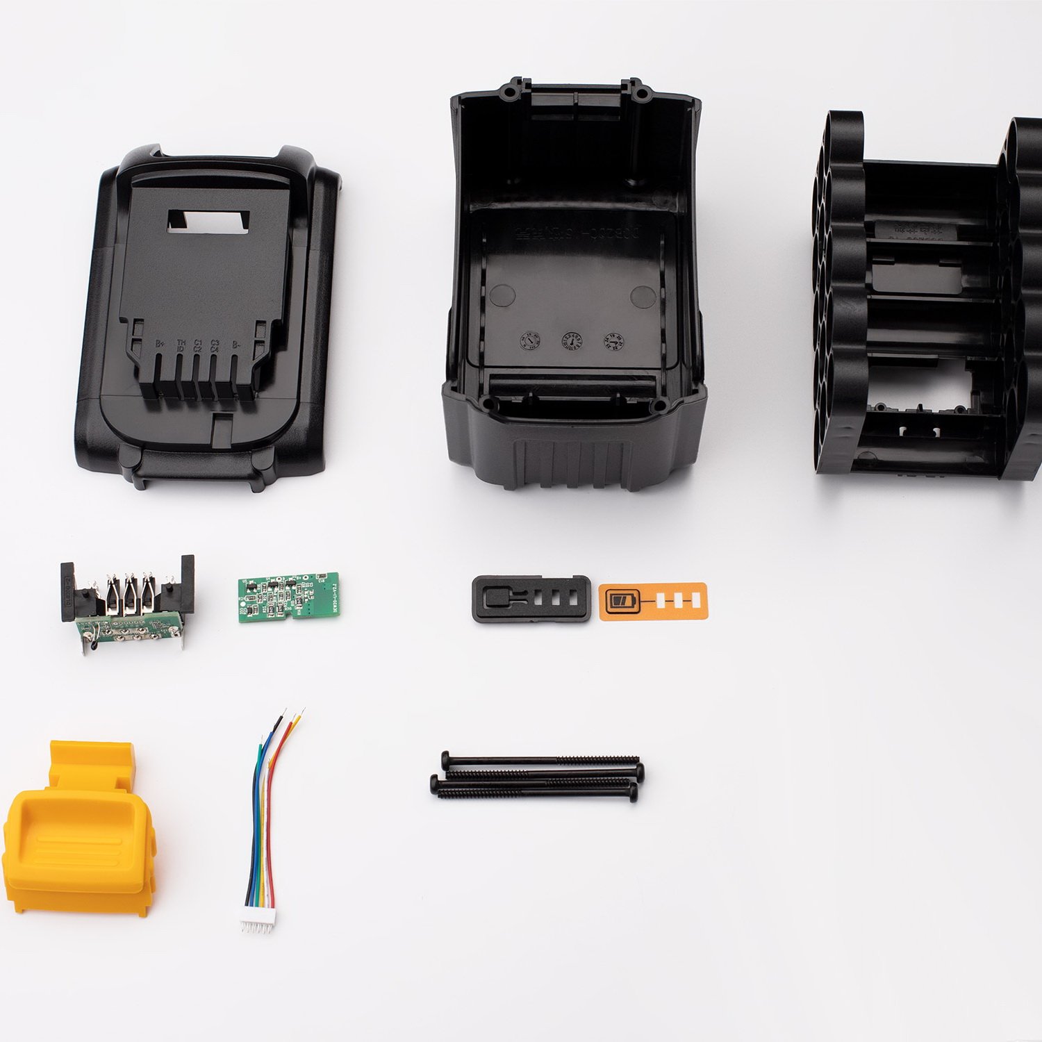 Factory Price Dewal DCB209 20V Plastic case 9AH Plastic Housing 15 Cell 18650 Plastic Cover 10AH 12AH 15AH DCB206 6AH